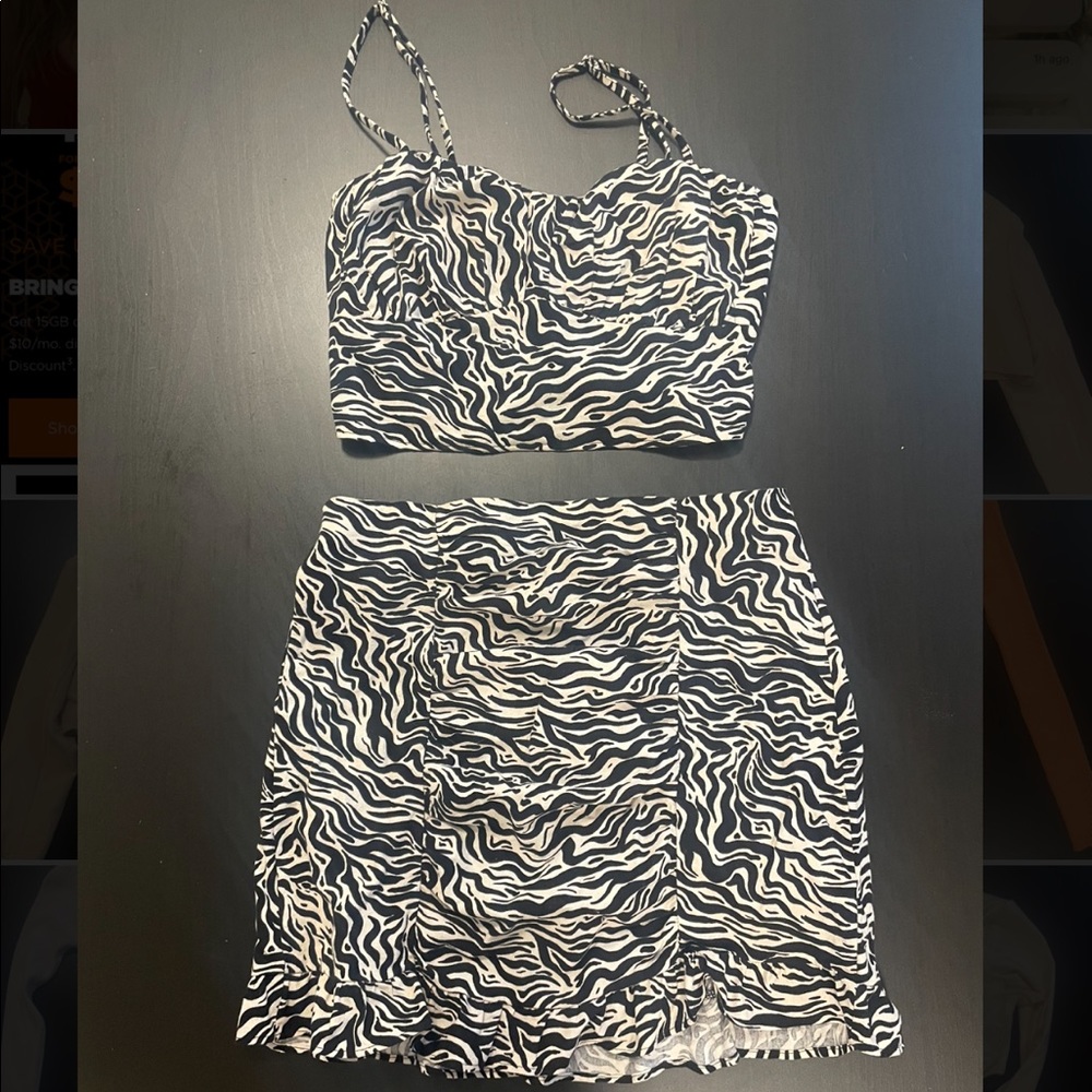 Zebra print co-ord set